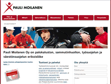 Tablet Screenshot of paulimoilanen.fi